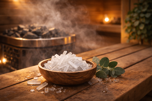 Mentoolikristallide kasutamine – saunas, nahahoolduses ja aroomiteraapias