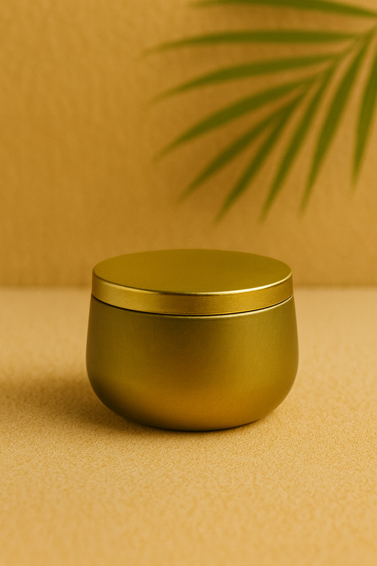 Küünlapurk metallist (kuldne)